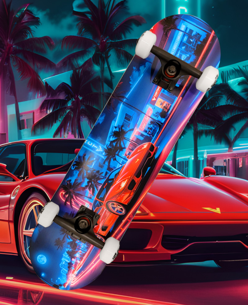 Contract 5 Skateboards - Miami-Beach Komplett Skateboard